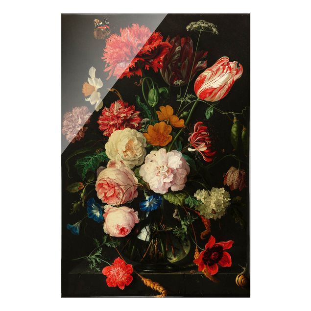 Vintage posters Jan Davidsz De Heem - Still Life With Flowers In A Glass Vase