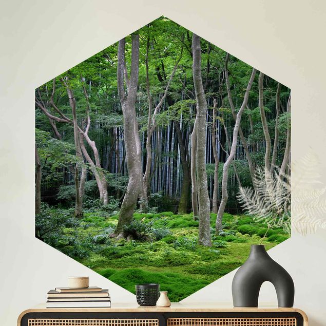 Modern wallpaper designs Japanese Forest