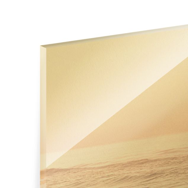 Glass prints landscape California Sunset