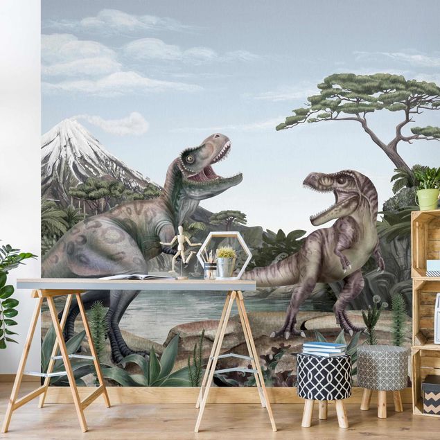 Rainforest wallpaper Battle of the primeval giants