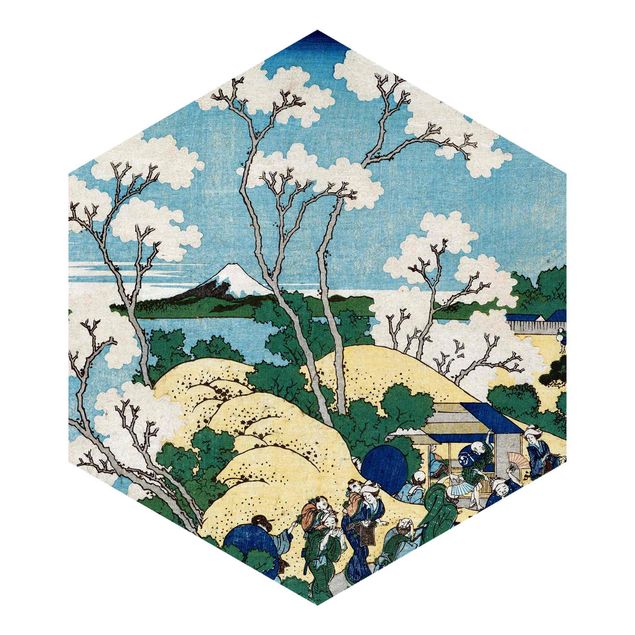 Contemporary wallpaper Katsushika Hokusai - The Fuji Of Gotenyama