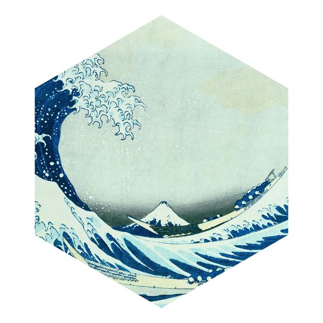 Wallpaper beach Katsushika Hokusai - The Great Wave At Kanagawa