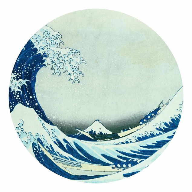 Retro wallpaper Katsushika Hokusai - The Great Wave At Kanagawa