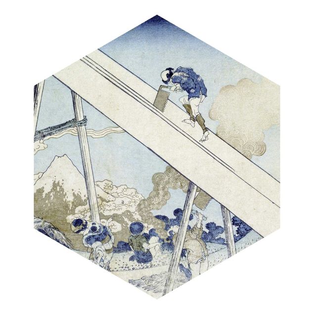Wallpapers landscape Katsushika Hokusai - In The Totomi Mountains