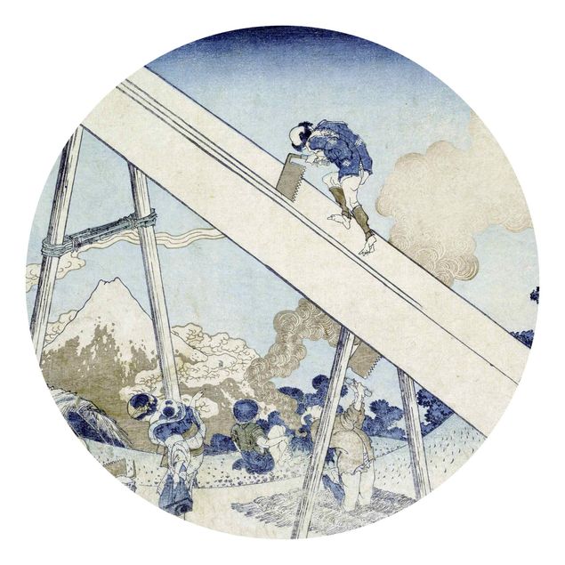 Aesthetic vintage wallpaper Katsushika Hokusai - In The Totomi Mountains
