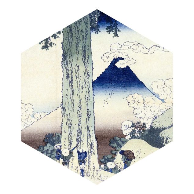 Wallpapers landscape Katsushika Hokusai - Mishima Pass In Kai Province