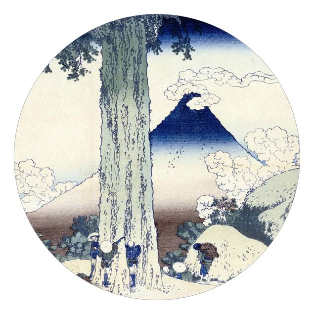 Retro wallpaper Katsushika Hokusai - Mishima Pass In Kai Province