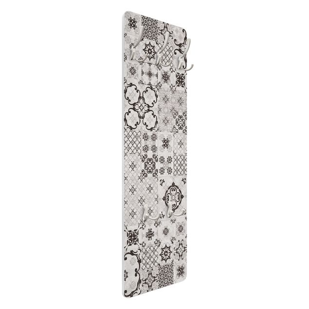 Wall coat rack Ceramic Tiles Agadir Grey