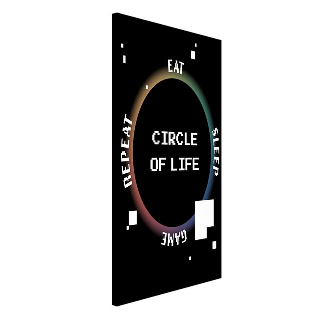 Magnet boards sayings & quotes Classical Video Game Circle Of Life
