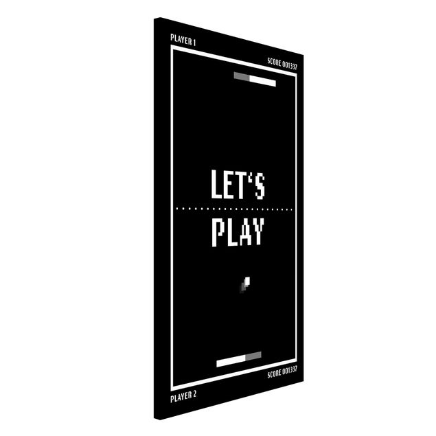 Magnet boards sayings & quotes Classical Video Game In Black And White Let's Play
