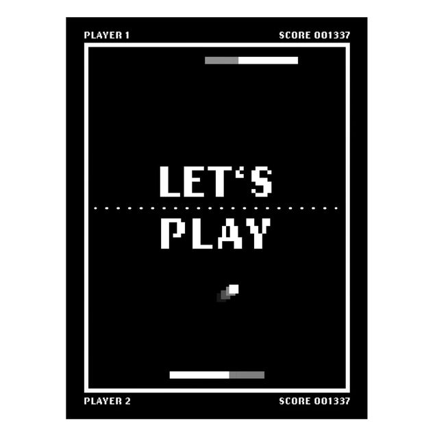 Framed quotes Classical Video Game In Black And White Let's Play