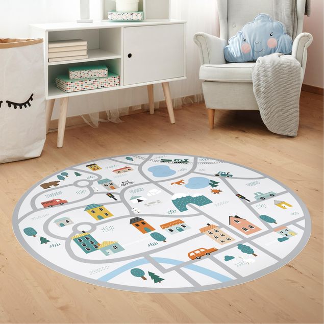 balcony mat Playroom Mat Smalltown - Discover New Parts Of The Town