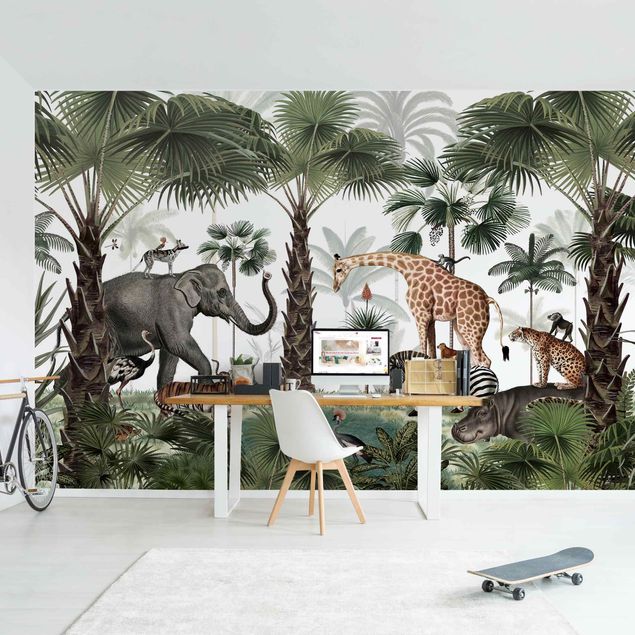 Nursery decoration Kingdom of the jungle animals