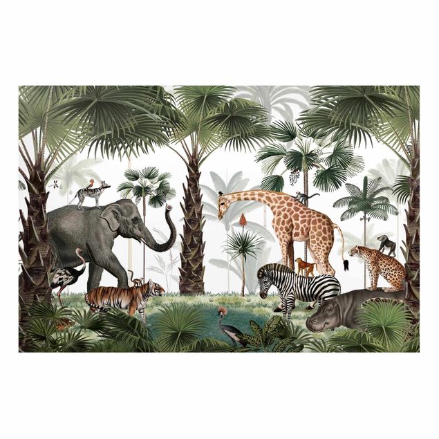 Nursery decoration Kingdom of the jungle animals