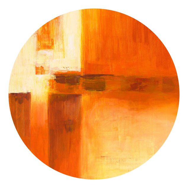 Petra Schüssler Composition In Orange And Brown 01