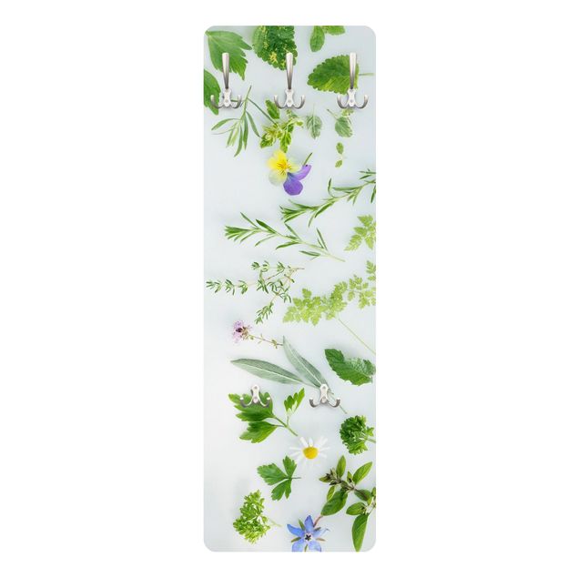 Wall coat hanger Herbs And Flowers