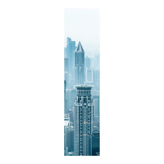 Sliding panel curtains architecture and skylines Chilly Shanghai