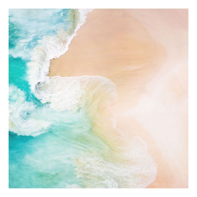 Glass prints beach The Ocean’s Kiss