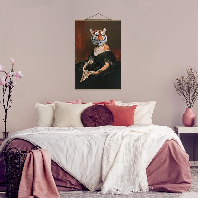 Art prints Lady Tiger