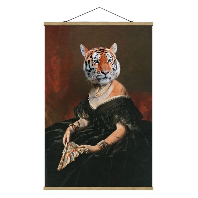 Retro prints Lady Tiger