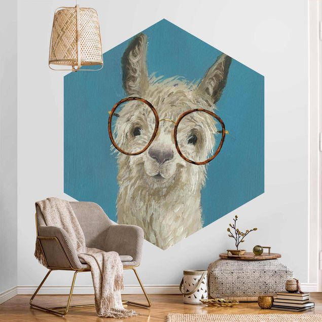 Wallpapers animals Lama With Glasses I