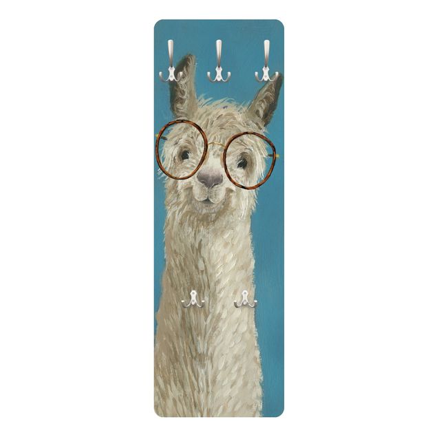 Blue coat rack Lama With Glasses I