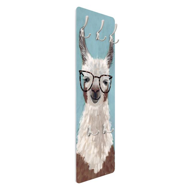 Wall mounted coat rack Lama With Glasses II