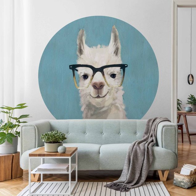 Kitchen Lama With Glasses IV