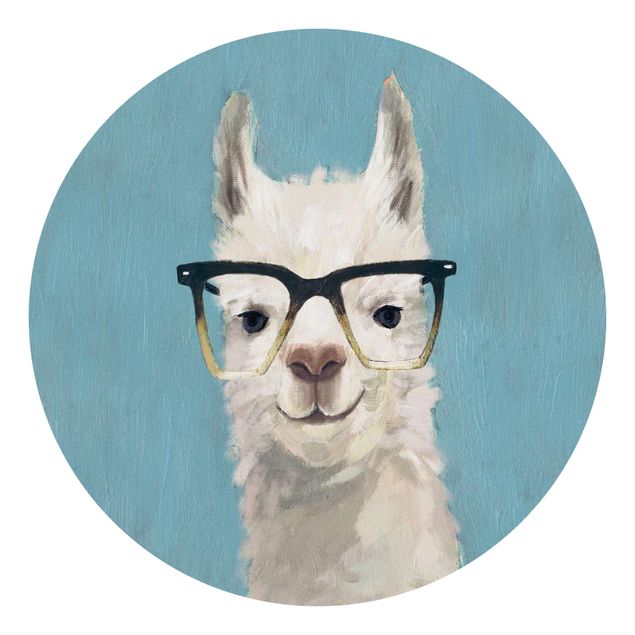 Modern wallpaper designs Lama With Glasses IV