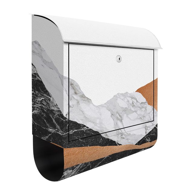 Letterboxes landscape Landscape In Marble And Copper