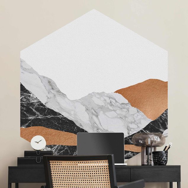 Wallpapers marble Landscape In Marble And Copper