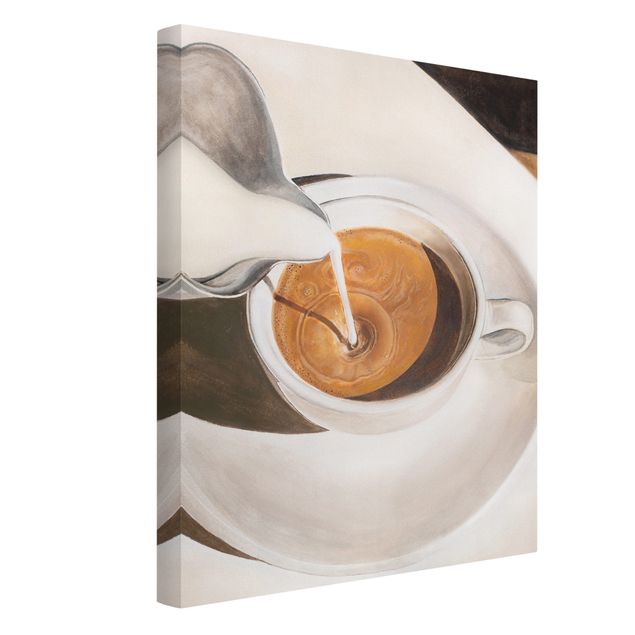 Canvas coffee Latte Art
