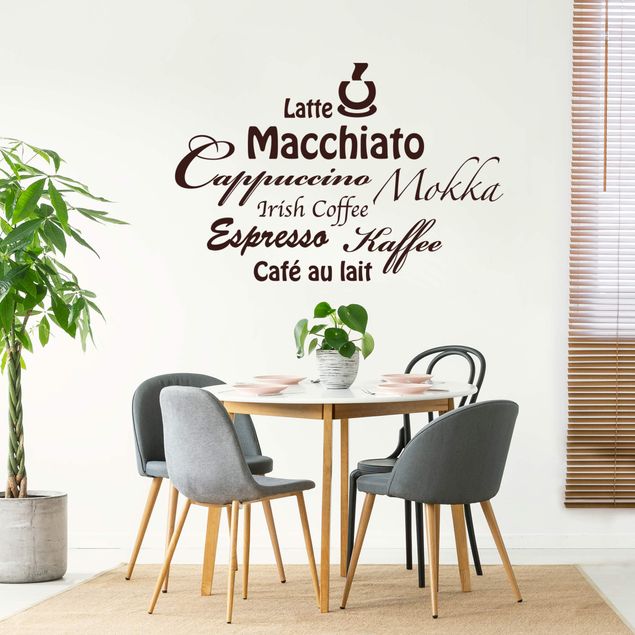 Inspirational quotes wall stickers Latte Keywords
