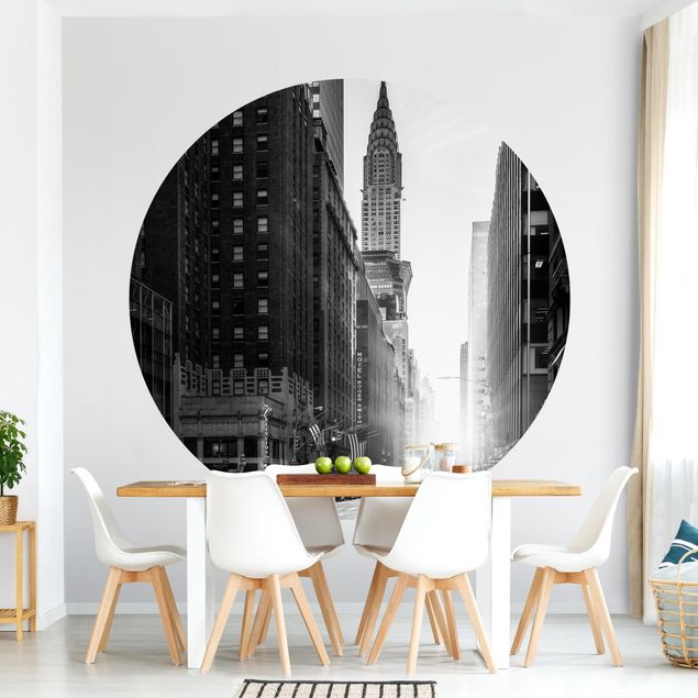 Wallpapers black and white Lively New York