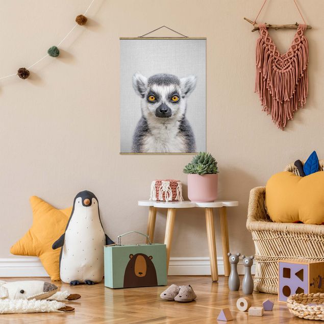 Animal canvas Lemur Ludwig