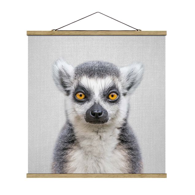 Black and white poster prints Lemur Ludwig