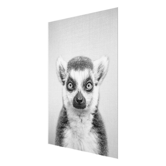 Prints black and white Lemur Ludwig Black And White