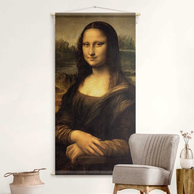 modern wall tapestry Leonardo da Vinci - Mona Lisa