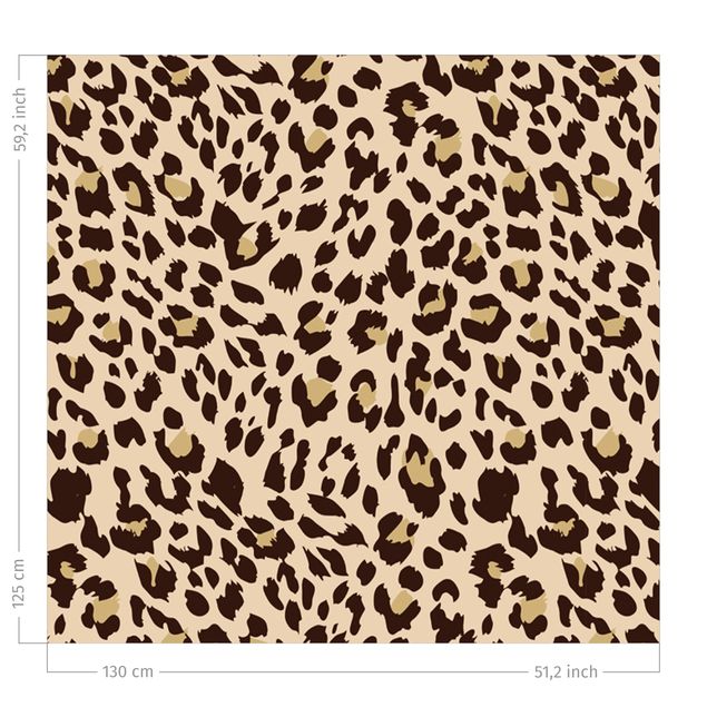 Modern Curtains Leopard Pattern