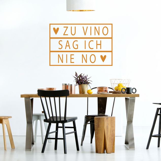 Wall stickers quotes Light Boxes - I Never Say No To Vino