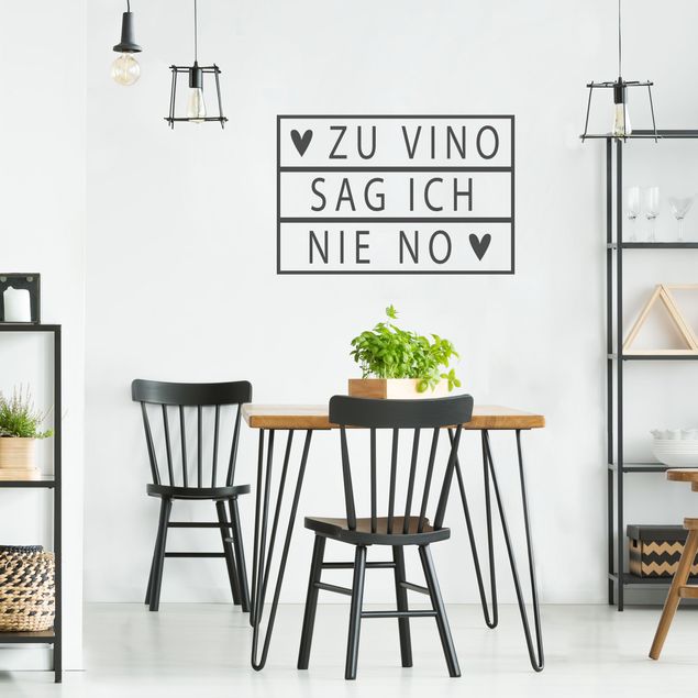 Wall stickers Light Boxes - I Never Say No To Vino