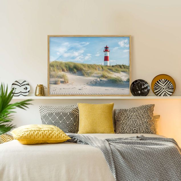 Landscape canvas prints Lighthouse At The North Sea