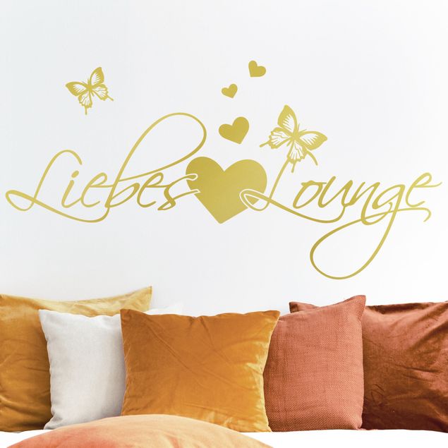 Wall stickers quotes Liebes Lounge