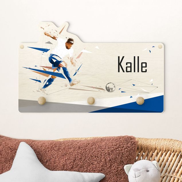 Kids room decor Favourite Club White Blue With Customised Name