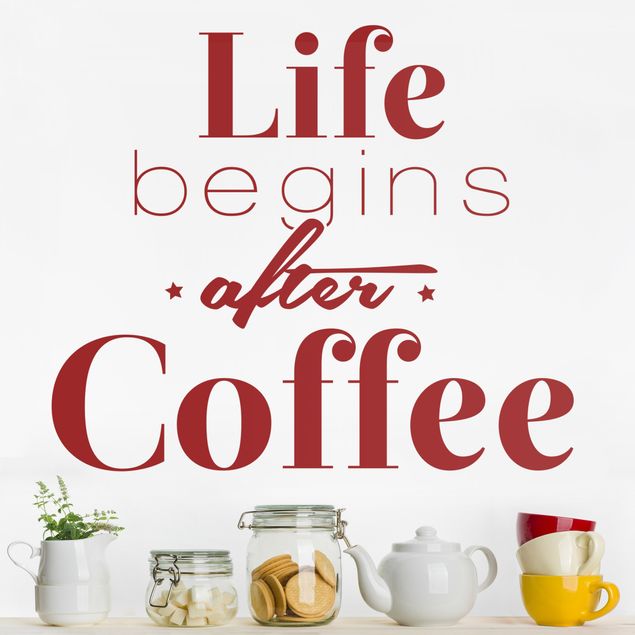 Kitchen Life begins after coffee