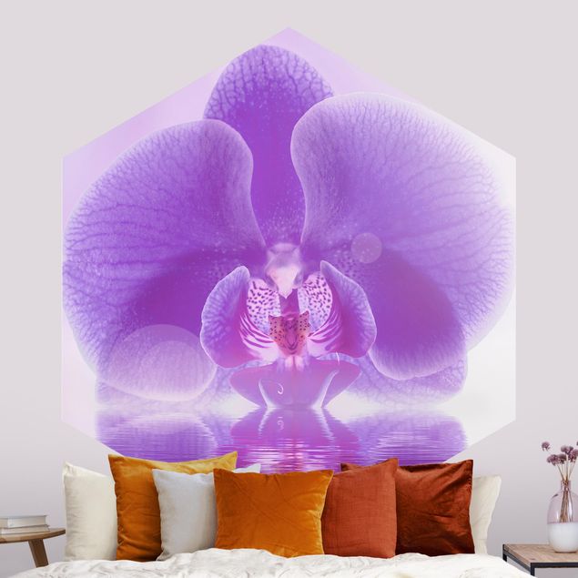 Wallpapers orchid Purple Orchid On Water