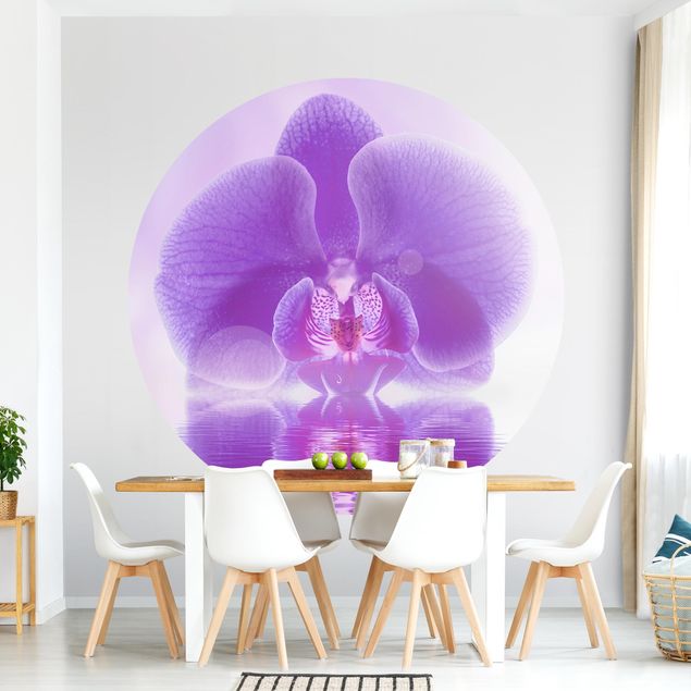 Kitchen Purple Orchid On Water