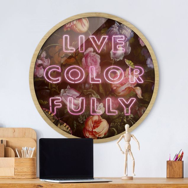 Canvas art Live Color Fully