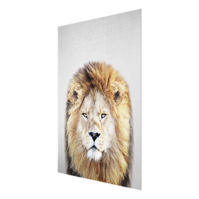 Black and white wall art Lion Linus