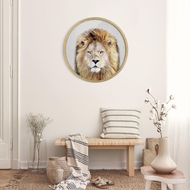 Lion print Lion Linus